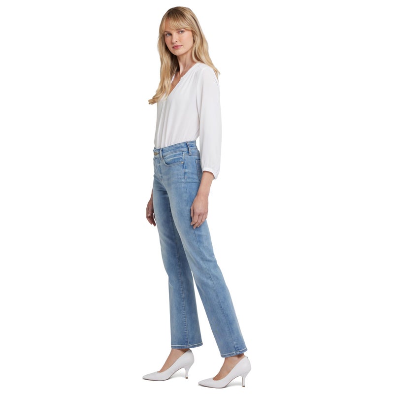 NYDJ womens Marilyn Straight Denim Jeans, Biscayne, 14 US - Image 2